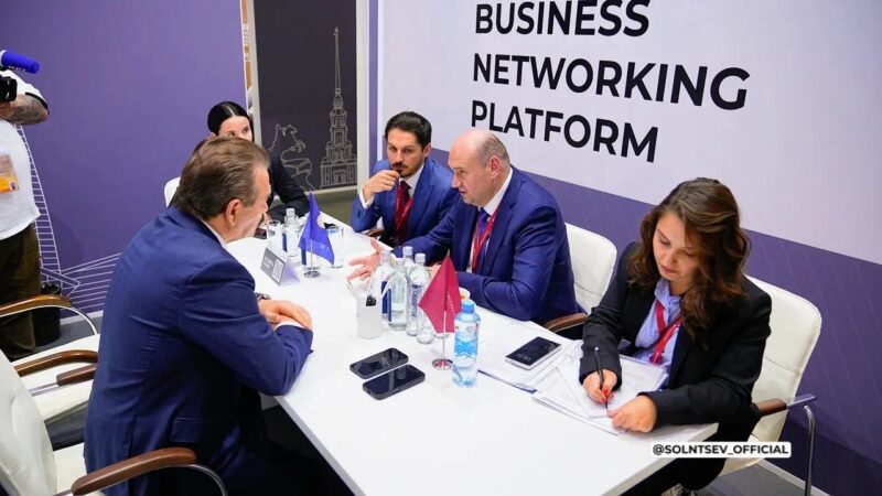 Евгений Солнцев рассказал о проделанной работе на экономическом форуме