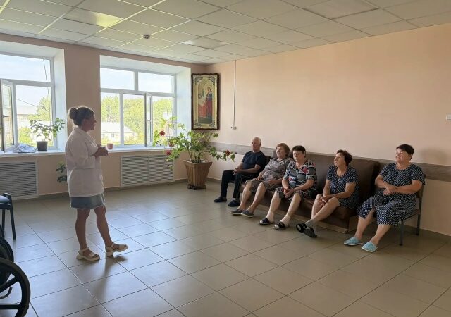 В Ташлинской райбольнице для пациентов стационара прошло занятие «Школы здоровья»