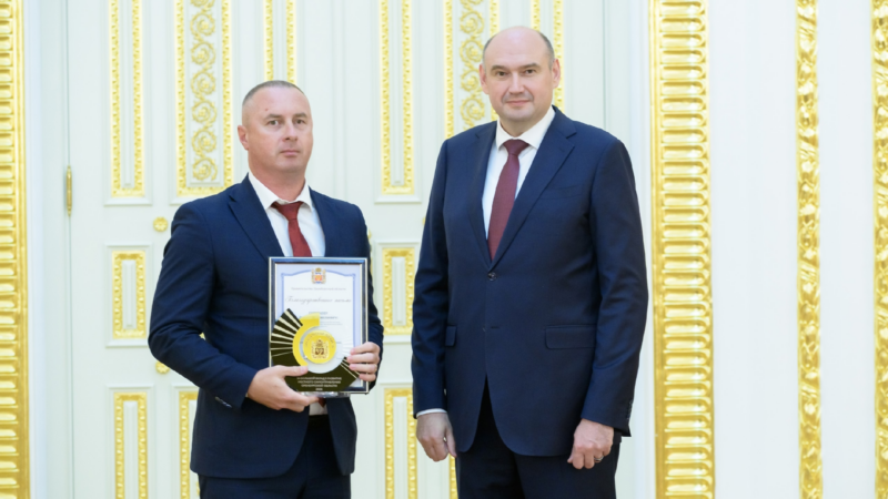 Глава Ташлинского сельсовета Дмитрий Горшков отмечен за весомый вклад в развитие местного самоуправления