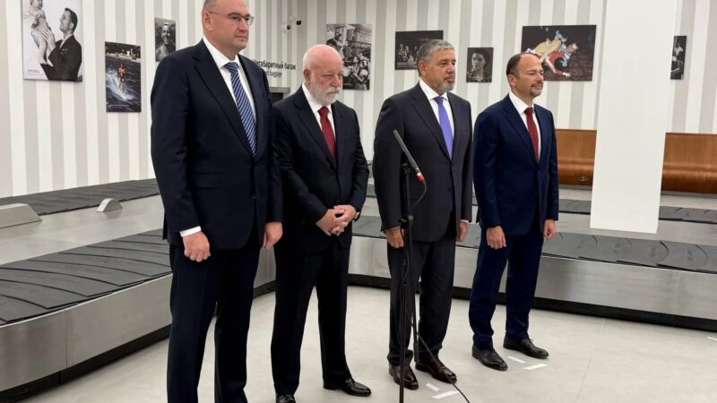 Евгений Солнцев: Президенту России Владимиру Путину показали новый терминал международного аэропорта в Оренбурге 