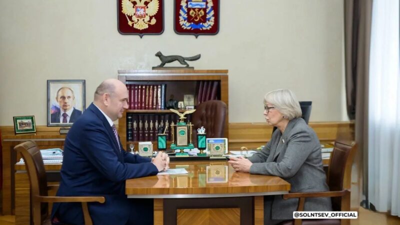 Евгений Солнцев обсудил важные вопросы с депутатом Госдумы Татьяной Машковской