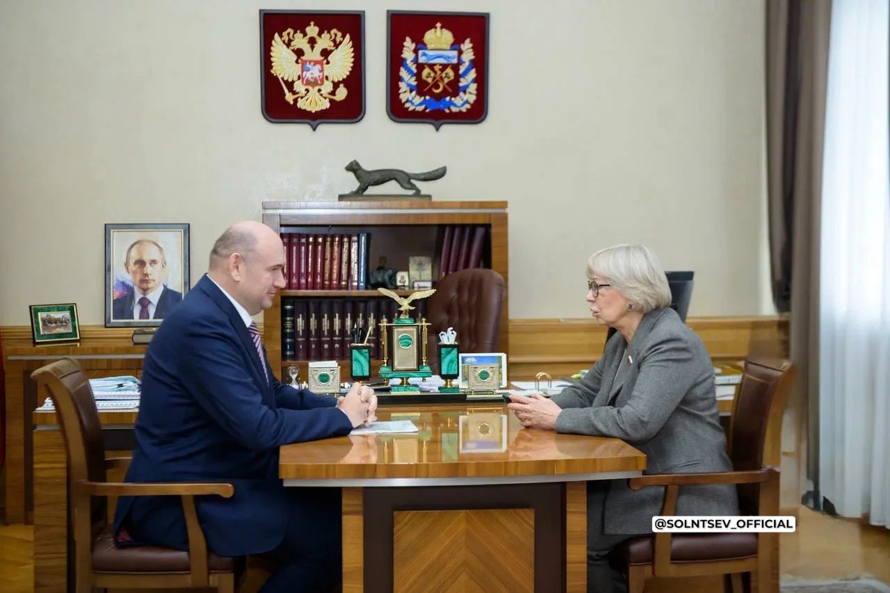 Евгений Солнцев обсудил важные вопросы с депутатом Госдумы Татьяной Машковской